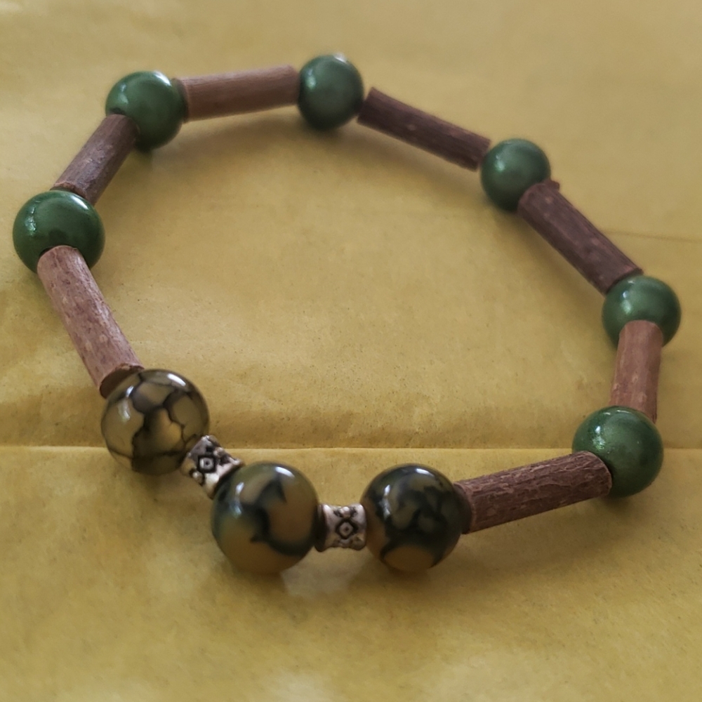 Dragon vein agate healing bracelet